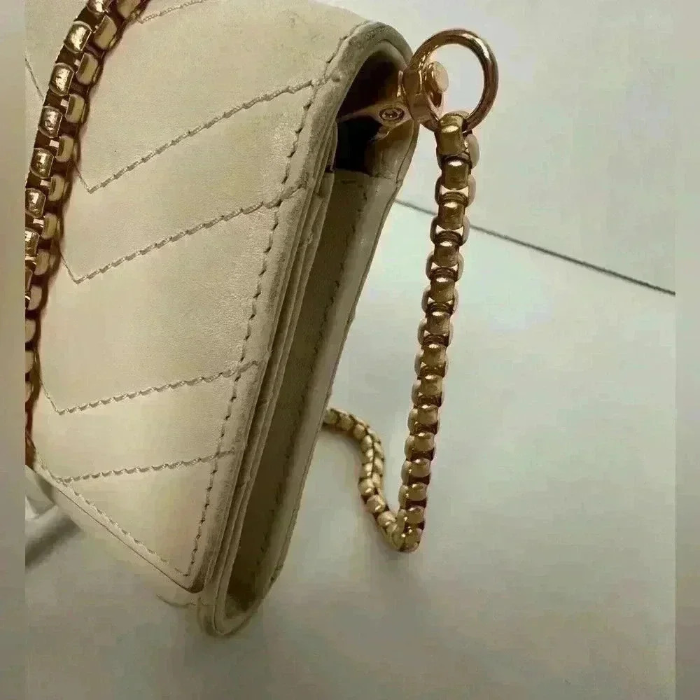 Authentic GUCCI MARMOT WALLET-CROSSBODY MINI BAG IVORY - Picture 8 of 16